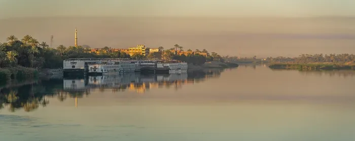 Framed Print : View of reflections in the Nile River at dawn at Al Daba Eya near Luxor, Luxor, Egypt, Africa Framed Print : View of reflections in the Nile River at dawn at Al Daba Eya near Luxor, Luxor, Egypt, Africa