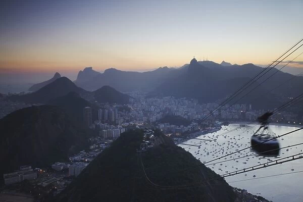 View of Rio from Sugar Loaf Mountain, Rio de Janeiro, Brazil, South America