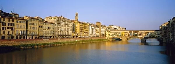 View along River Arno to Ponte Vecchio