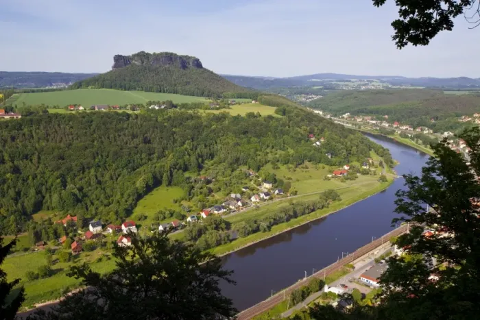 Framed Print : View over the River Elbe, Saxon Switzerland, Saxony, Germany, Europe Framed Print : View over the River Elbe, Saxon Switzerland, Saxony, Germany, Europe