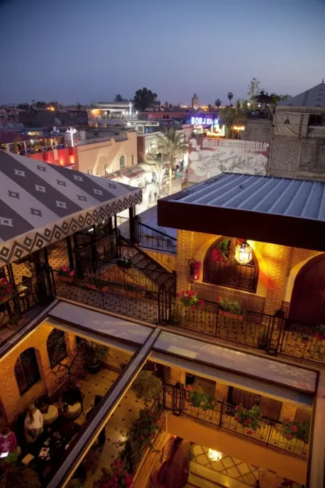 Framed Print : View over rooftops at dusk, Marrakesh, Morocco, North Africa, Africa Framed Print : View over rooftops at dusk, Marrakesh, Morocco, North Africa, Africa
