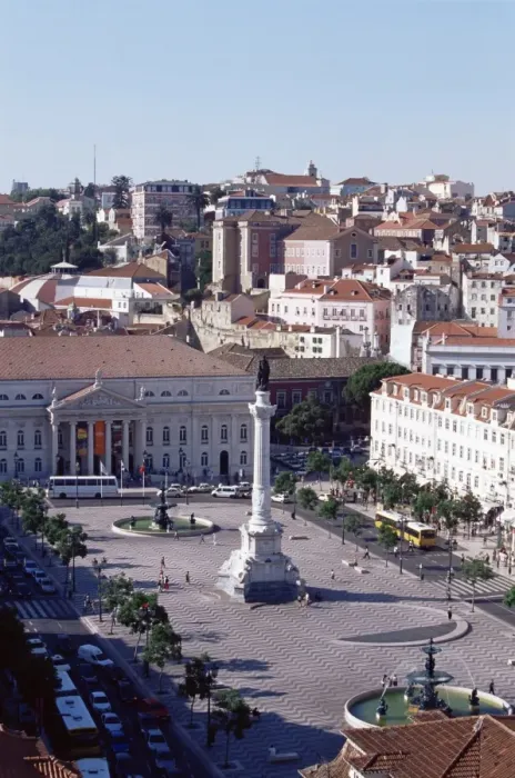 Framed Print : View over Rossio Square Framed Print : View over Rossio Square