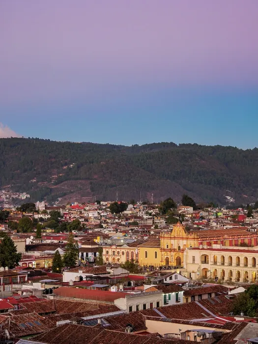 Framed Print : View towards the San Cristobal Cathedral at dusk, San Cristobal de las Casas, Chiapas State, Mexico Framed Print : View towards the San Cristobal Cathedral at dusk, San Cristobal de las Casas, Chiapas State, Mexico