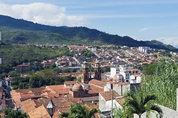 View over San Gil, Colombia, South America