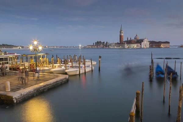 View to San Giorgio Maggiore, Venice, UNESCO World Heritage Site, Veneto, Italy, Europe