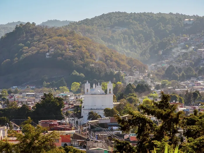 Framed Print : View towards the Santa Lucia Church, San Cristobal de las Casas, Chiapas State, Mexico Framed Print : View towards the Santa Lucia Church, San Cristobal de las Casas, Chiapas State, Mexico