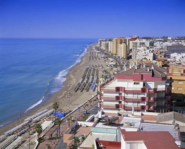 View over the seafront and beach