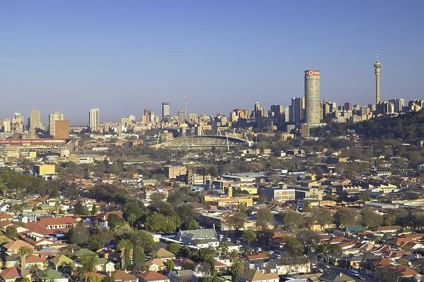 View of skyline, Johannesburg, Gauteng, South Africa, Africa