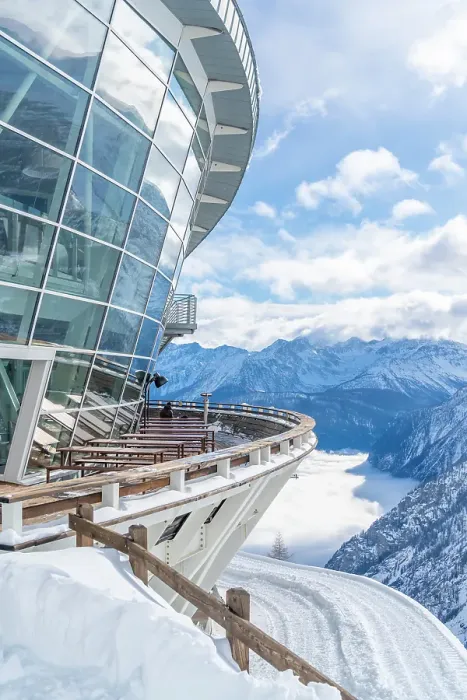 Framed Print : View of Skyway Monte Bianco cable car station at Pavillon du Mont Frety and Aosta Valley in winter, Courmayeur, Aosta Valley, Italian Alps, Italy Framed Print : View of Skyway Monte Bianco cable car station at Pavillon du Mont Frety and Aosta Valley in winter, Courmayeur, Aosta Valley, Italian Alps, Italy