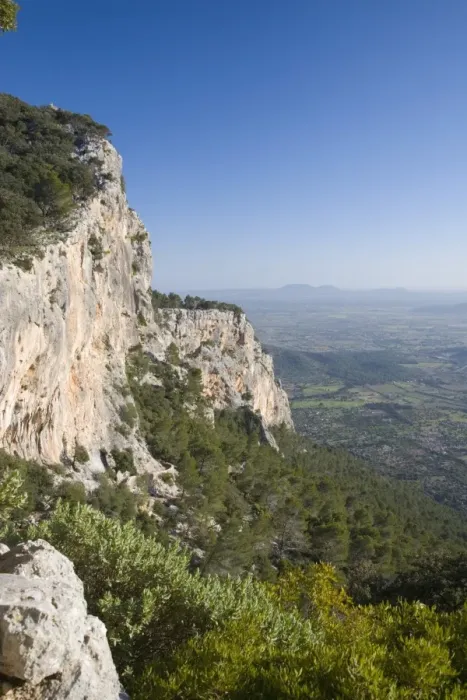 Framed Print : View southeastwards from summit of the Puig d Alaro, Alaro, Mallorca Framed Print : View southeastwards from summit of the Puig d Alaro, Alaro, Mallorca