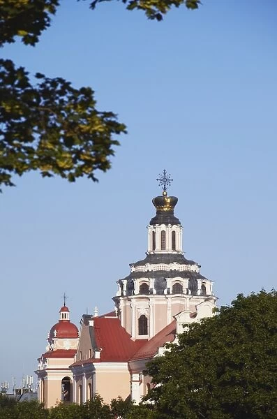 View of St. Casimirs Church, Vilnius, Lithuania, Baltic States, Europe