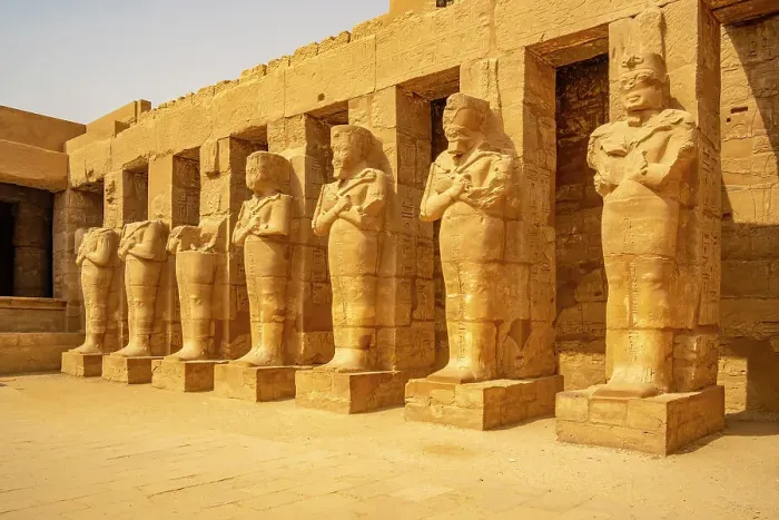 Framed Print : View of statues of Ramses III in Ramesses III Temple at Karnak Temple, Karnak, Thebes, UNESCO World Heritage Site, Egypt, North Africa, Africa Framed Print : View of statues of Ramses III in Ramesses III Temple at Karnak Temple, Karnak, Thebes, UNESCO World Heritage Site, Egypt, North Africa, Africa