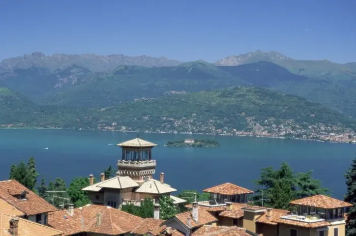 Framed Print : View from Stresa Framed Print : View from Stresa