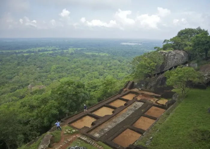 Framed Print : View from summit of Sigiriya Lion Rock Fortress, 5th century AD, UNESCO World Heritage Site, Sigiriya, Sri Lanka, Asia Framed Print : View from summit of Sigiriya Lion Rock Fortress, 5th century AD, UNESCO World Heritage Site, Sigiriya, Sri Lanka, Asia
