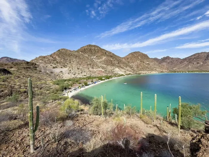 Framed Print : A view from the surrounding mountains of Concepcion Bay, Baja California Sur, Sea of Cortez, Mexico, North America Framed Print : A view from the surrounding mountains of Concepcion Bay, Baja California Sur, Sea of Cortez, Mexico, North America