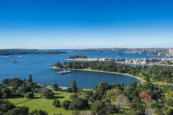 View over Sydney harbour, Sydney, New South Wales, Australia, Pacific
