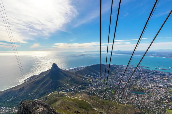Framed Print : View from Table Mountain, Cape Town, Western Cape Province, South Africa, Africa Framed Print : View from Table Mountain, Cape Town, Western Cape Province, South Africa, Africa