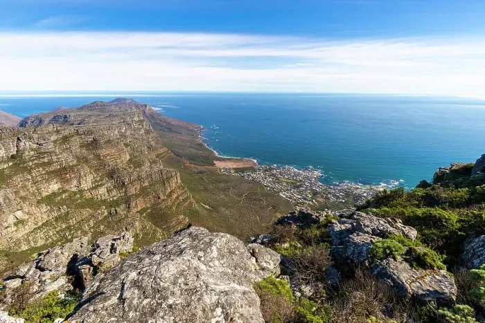 Framed Print : View from Table Mountain, Cape Town, Western Cape Province, South Africa, Africa Framed Print : View from Table Mountain, Cape Town, Western Cape Province, South Africa, Africa