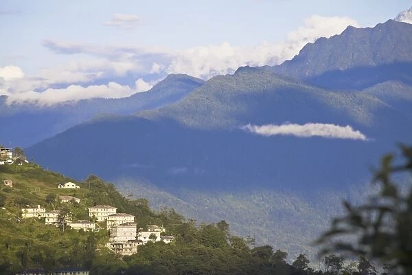 View from Tashi viewpoint, Gangtok, Sikkim, India, Asia