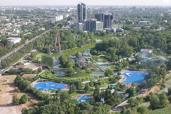 View over Tashkent from the TV Tower, Tashkent, Uzbekistan, Central Asia