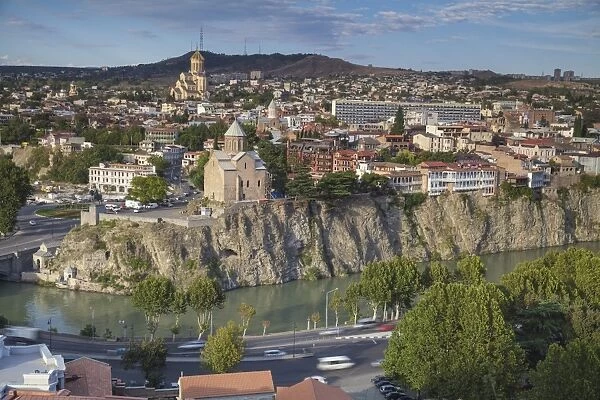 View of Tbilisi, Georgia, Caucasus, Central Asia, Asia
