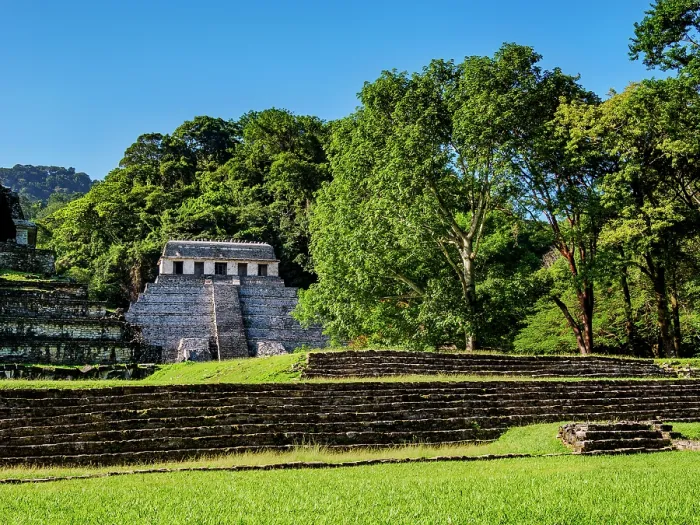 Framed Print : View towards the Temple of the Inscriptions, Palenque Archaeological Site, Palenque, Chiapas State, Mexico Framed Print : View towards the Temple of the Inscriptions, Palenque Archaeological Site, Palenque, Chiapas State, Mexico