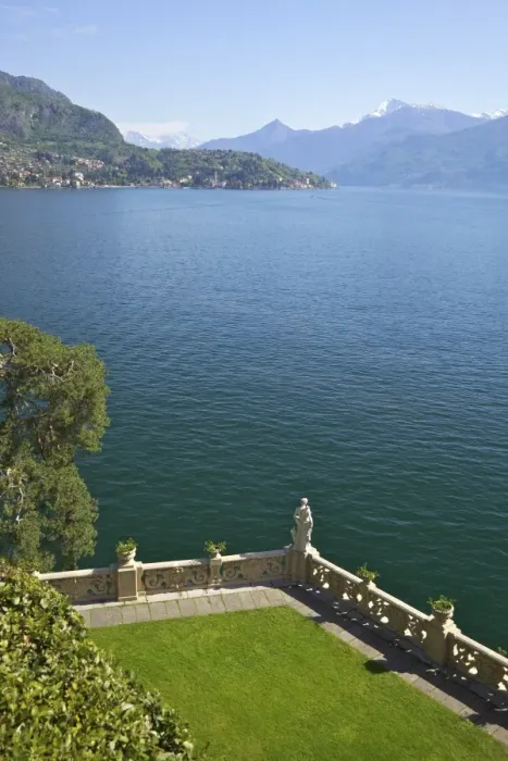 Framed Print : View from the terrace of 18th Century Villa del Balbianello in spring sunshine, Lenno, Lake Como, Italian Lakes, Italy, Europe Framed Print : View from the terrace of 18th Century Villa del Balbianello in spring sunshine, Lenno, Lake Como, Italian Lakes, Italy, Europe