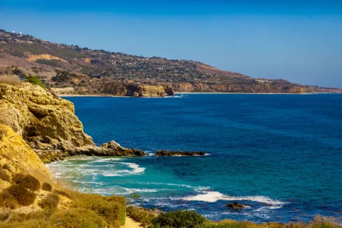 Framed Print : View of Terranea Cove, California, United States of America, North America Framed Print : View of Terranea Cove, California, United States of America, North America