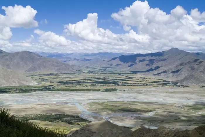 Framed Print : View of Tibetan plateau, from Ganden Monastery, near Lhasa, Tibet, China, Asia Framed Print : View of Tibetan plateau, from Ganden Monastery, near Lhasa, Tibet, China, Asia