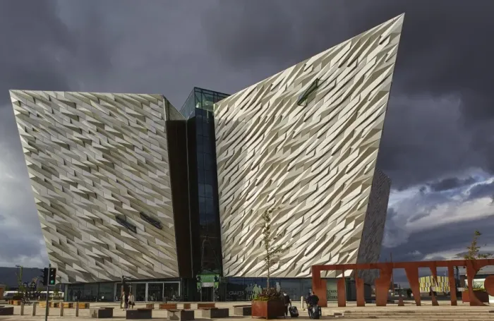Framed Print : A view of the Titanic Museum, in the Titanic Quarter, Belfast, Ulster, Northern Ireland Framed Print : A view of the Titanic Museum, in the Titanic Quarter, Belfast, Ulster, Northern Ireland
