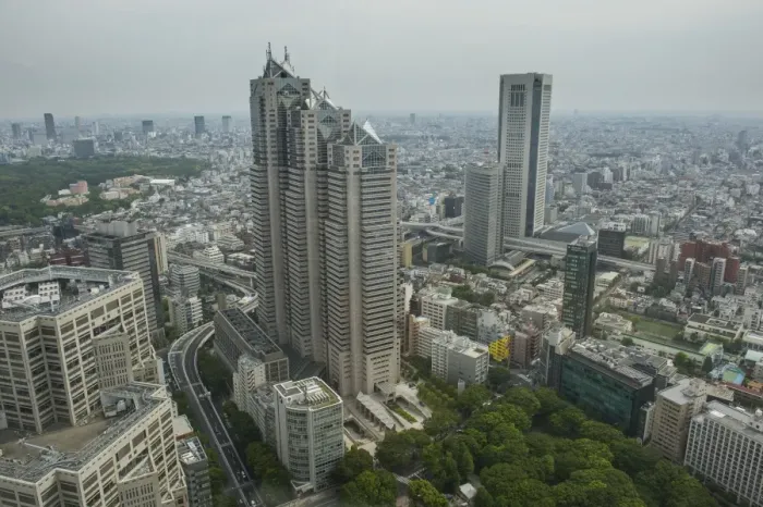 Framed Print : View over Tokyo from the town hall, Shinjuku, Tokyo, Japan, Asia Framed Print : View over Tokyo from the town hall, Shinjuku, Tokyo, Japan, Asia