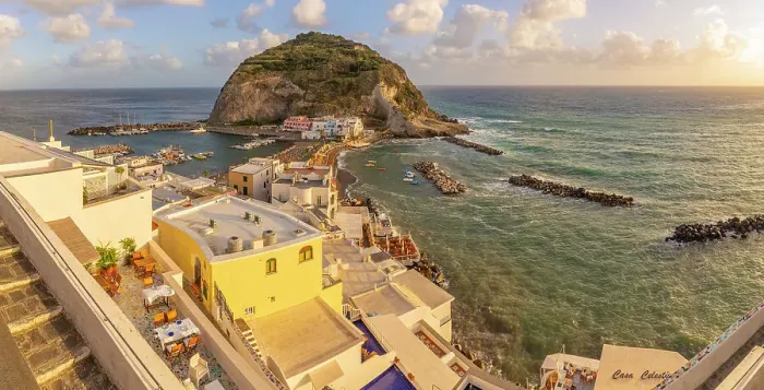 Framed Print : View of Torre di Sant'Angelo from elevated position in Sant'Angelo, Sant'Angelo, Island of Ischia, Campania, Italy, Europe Framed Print : View of Torre di Sant'Angelo from elevated position in Sant'Angelo, Sant'Angelo, Island of Ischia, Campania, Italy, Europe