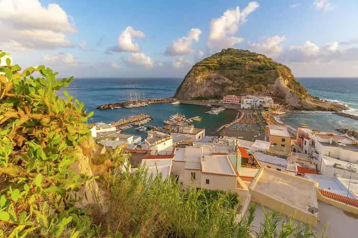 Framed Print : View of Torre di Sant'Angelo from elevated position in Sant'Angelo, Sant'Angelo, Island of Ischia, Campania, Italy, Europe Framed Print : View of Torre di Sant'Angelo from elevated position in Sant'Angelo, Sant'Angelo, Island of Ischia, Campania, Italy, Europe
