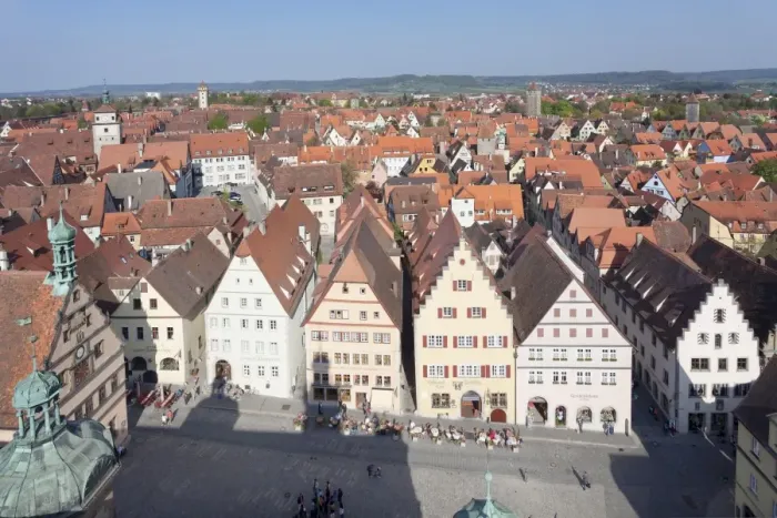 Framed Print : View from town hall, Rothenburg ob der Tauber, Romantic Road (Romantische Strasse), Franconia, Bavaria, Germany, Europe Framed Print : View from town hall, Rothenburg ob der Tauber, Romantic Road (Romantische Strasse), Franconia, Bavaria, Germany, Europe