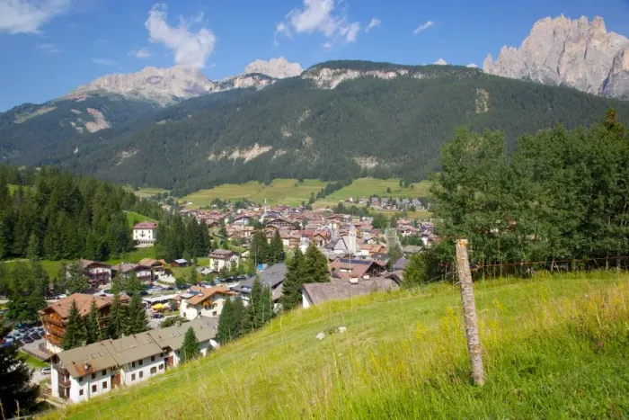 Framed Print : View over town, Pozza di Fassa, Fassa Valley, Trento Province, Trentino-Alto Adige / South Tyrol, Italian Dolomites, Italy, Europe Framed Print : View over town, Pozza di Fassa, Fassa Valley, Trento Province, Trentino-Alto Adige / South Tyrol, Italian Dolomites, Italy, Europe