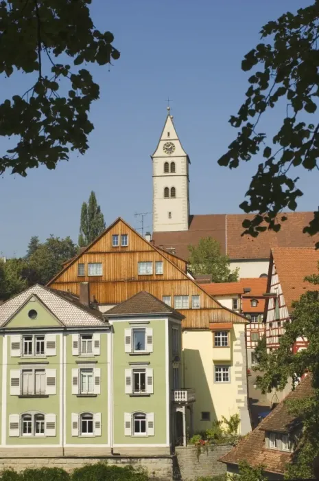 Framed Print : View from Townhall garden