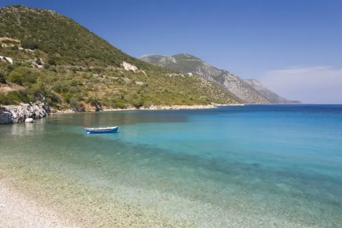 Framed Print : View across the tranquil Gulf of Molos, near Vathy (Vathi), Ithaca (Ithaki), Ionian Islands, Greek Islands, Greece, Europe Framed Print : View across the tranquil Gulf of Molos, near Vathy (Vathi), Ithaca (Ithaki), Ionian Islands, Greek Islands, Greece, Europe
