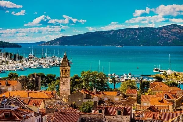 View of Trogir, UNESCO World Heritage Site, Croatia, Europe