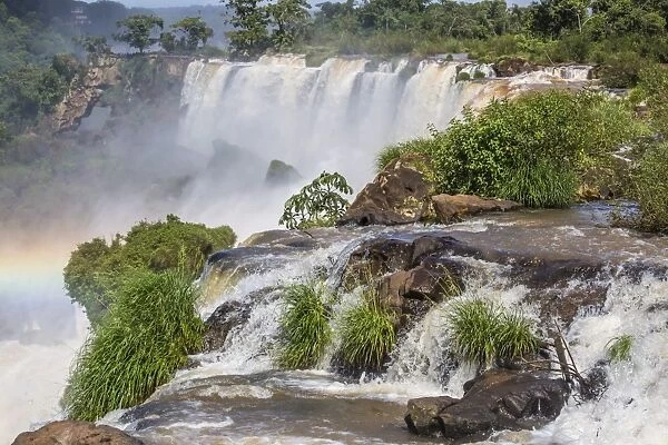 A view from the upper trail, Iguazu Falls National Park, UNESCO World Heritage Site
