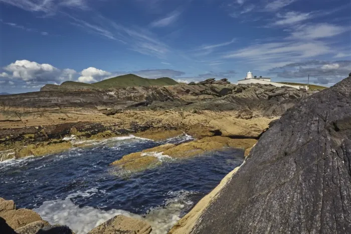 Framed Print : A view of Valentia Island lighthouse, Valentia Island, Skelligs Ring, Ring of Kerry Framed Print : A view of Valentia Island lighthouse, Valentia Island, Skelligs Ring, Ring of Kerry