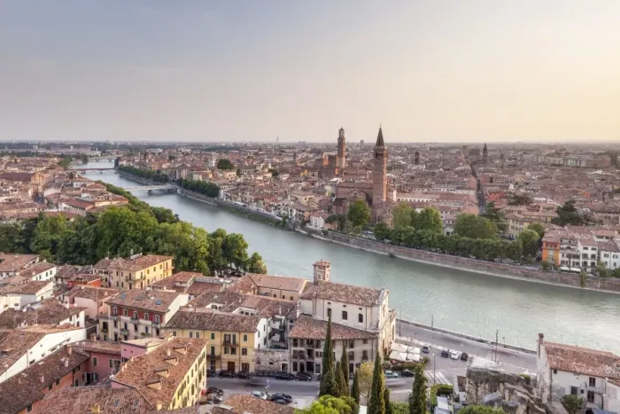Framed Print : The view over Verona, UNESCO World Heritage Site, from Piazzale Castel San Pietro Framed Print : The view over Verona, UNESCO World Heritage Site, from Piazzale Castel San Pietro