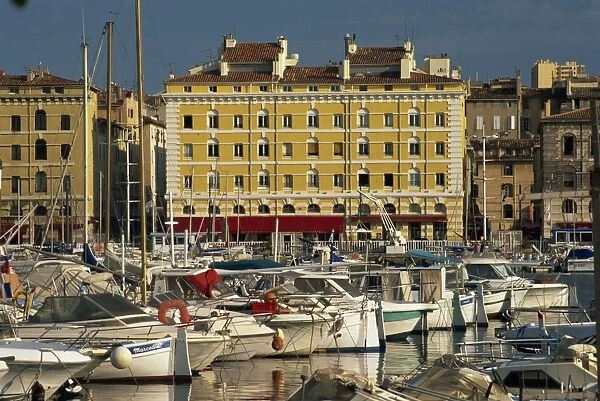 View across the Vieux Port, Marseille, Bouches-du-Rhone, Provence, France
