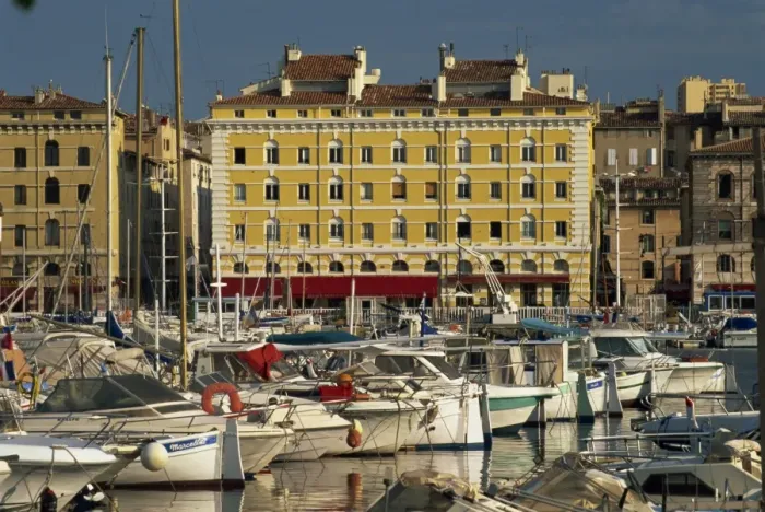Framed Print : View across the Vieux Port, Marseille, Bouches-du-Rhone, Provence, France Framed Print : View across the Vieux Port, Marseille, Bouches-du-Rhone, Provence, France