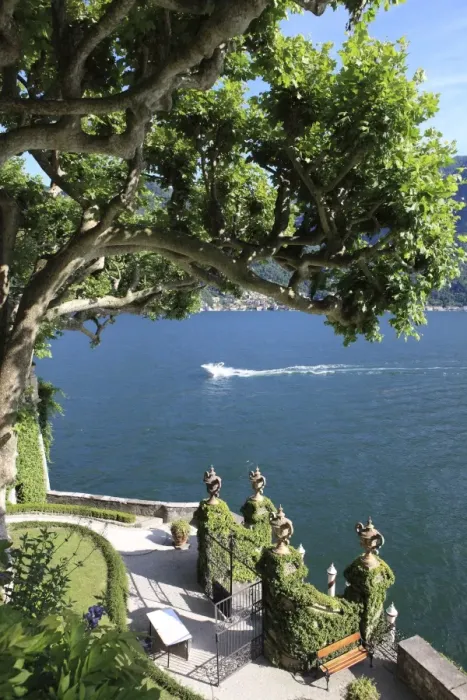 Framed Print : View from Villa Balbianello, Lenno, Lake Como, Lombardy, Italy, Europe Framed Print : View from Villa Balbianello, Lenno, Lake Como, Lombardy, Italy, Europe