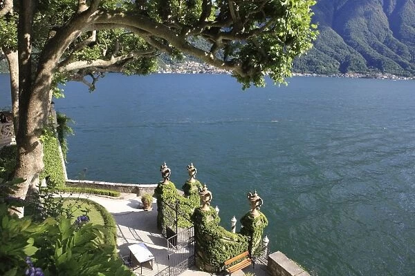 View from Villa Balbianello, Lenno, Lake Como, Lombardy, Italy, Europe