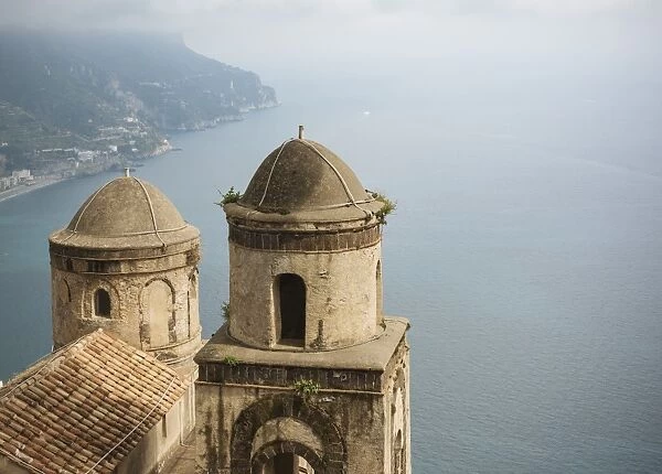 View from Villa Rufolo, Ravello, Amalfi Coast, UNESCO World Heritage Site, Campania