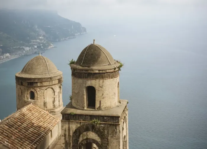 Framed Print : View from Villa Rufolo, Ravello, Amalfi Coast, UNESCO World Heritage Site, Campania Framed Print : View from Villa Rufolo, Ravello, Amalfi Coast, UNESCO World Heritage Site, Campania