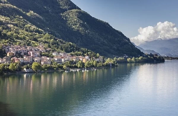 View of the village of Dorio, Lake Como, Province of Lecco, Italian Lakes, Lombardy