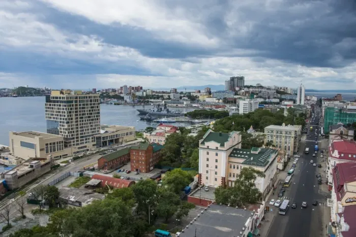 Framed Print : View over Vladivostok, Russia, Eurasia Framed Print : View over Vladivostok, Russia, Eurasia