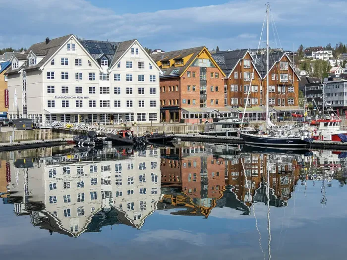 Framed Print : A view of the water front in the city of Tromso, located 217 miles north of the Arctic Circle, Norway Framed Print : A view of the water front in the city of Tromso, located 217 miles north of the Arctic Circle, Norway
